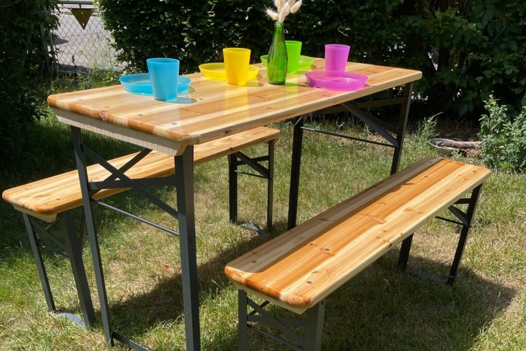 Kleine Bierzeltgarnitur 116 cm zur Miete bei A-Z Verleih